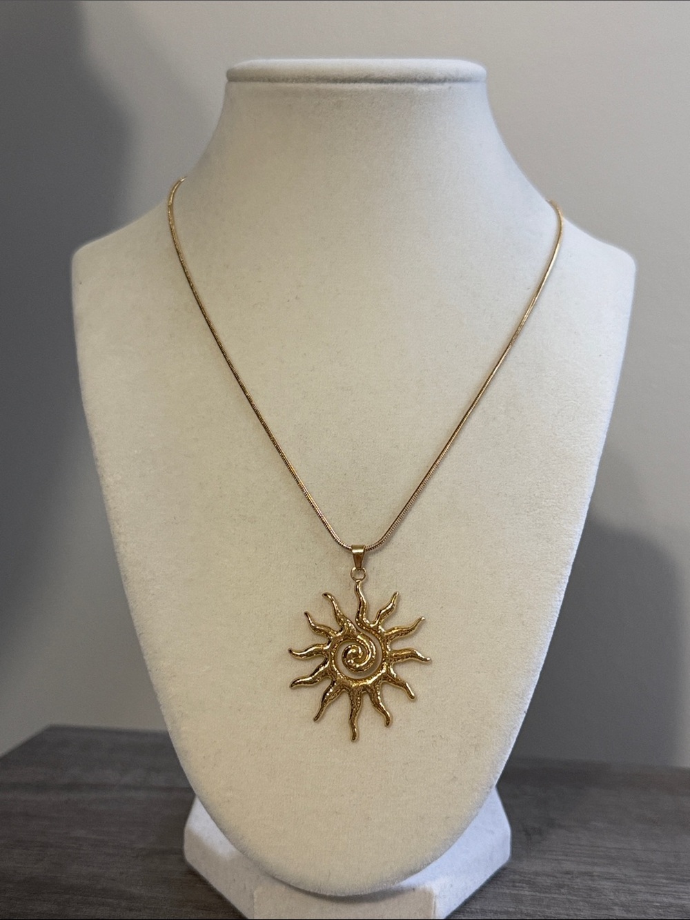 Sun Pendant Necklace